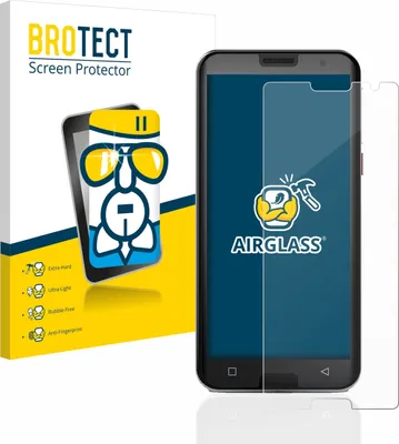 A product shot of a screen protector and its packaging.