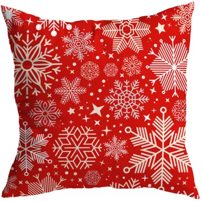 Obrázek produktu pro Dekorativní vánoční povlak na polštář, slavobrávný design, 45x45 cm