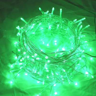 Obrázek produktu pro 100M 1000LEDs, 8 světelných režimů, IP44 vodotěsné LED vánoční pohádkové světlo, zahradní pásové světlo, vnitřní dekorační světlo, párty osvětlení, zelená barva