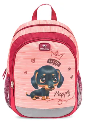 Produktbild von Belmil Kiddy Plus Kindergartenrucksack "Little Puppy" für 3-6 Jährige Kinder mit Brustgurt