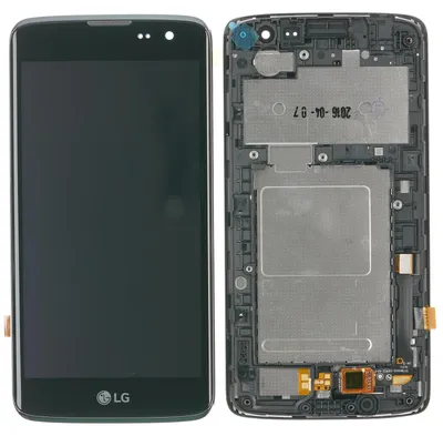 Produktbild von LG X210 K7 Display LCD Modul mit Rahmen, schwarz