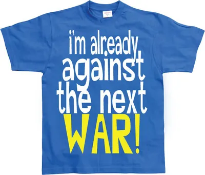 Immagine prodotto di Sono già contro la prossima guerra - X-Large - Blu