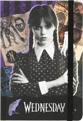 Produktbild von Wednesday Addams A5 Premium Notizbuch