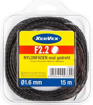 Produktbild von Nylonfaden F2.2 oval 1,6 mm 15 m