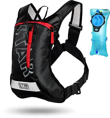 Produktbild von CarryQuest® - Ridder Laufrucksack 2L Trinkblase Schwarz