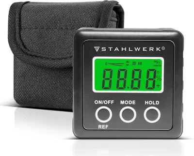 Immagine prodotto di STAHLWERK Goniometro digitale LB-360 ST Inclinometro Box di livello Inclinometro