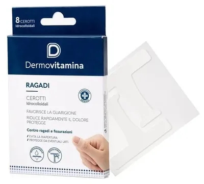 Immagine prodotto di Dermovitamina Ragadi Cerotti 8 Pezzi
