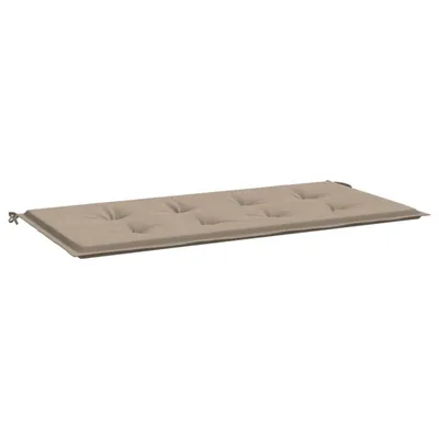 Zdjęcie produktu dla vidaXL Poduszka na ławkę ogrodową Taupe 120x50x4 cm tkanina Oxford