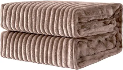 Imagen del producto de Manta de forro polar, suave, de 165x208 cm, ideal para el sofá y para viajes