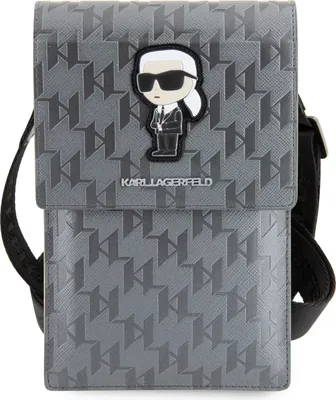 Immagine prodotto di Karl Lagerfeld Torebka Klwbsakhpkgsrebrny/Silver Saffiano Monogram Ikonik