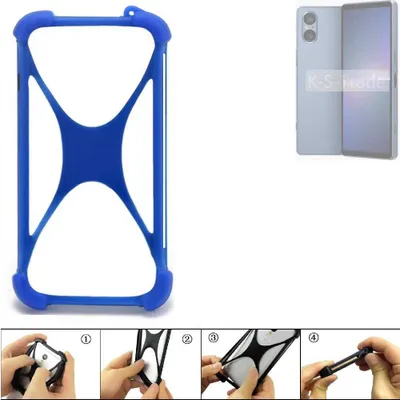 Produktbild von K-S-Trade Handy Hülle kompatibel mit Sony Xperia 5 V Silikon Schutzhülle Cover Case Bumper Silikoncase TPU Softcase Schutz Hülle Smartphone