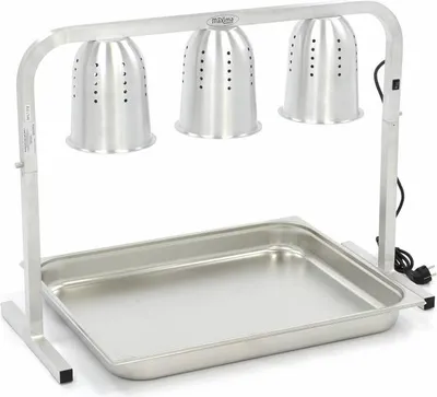 Produktbild von Maxima - Gastro Wärmelampe - 3 Lampen - inkl. Lampen und 1 x 2/1 GN -Behälter