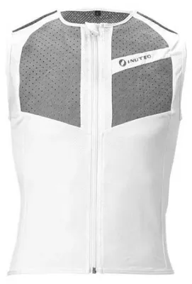 Image de INUTEQ Bodycool Xtreme - Gilet rafraîchissant - Gilet de cyclisme - Coupe ajustée - Jusqu'à 4 heures de fraîcheur - Blanc - Taille L