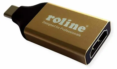 Produktbild von ROLINE GOLD Adapter USB Typ C - HDMI, ST/BU