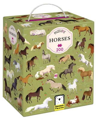 Obrázek produktu pro Banana Panda Puzzle Love Horses (200 dílků) 7+