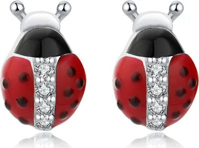 Immagine prodotto di Orecchini in argento sterling Ladybug E0000672