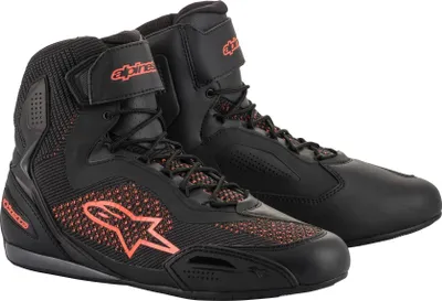 Produktbild von Alpinestars Faster 3 Rideknit Motorradschuhe, schwarz/rot, 12 (45.5)