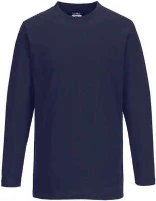 Produktbild von Portwest - T-Shirt für Herren Langärmlig PW325 (M) (Marineblau)