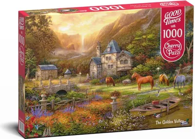 Produktbild von CHERRY PAZZI Puzzle Golden Valley 1000 Teile