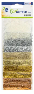 Obrázek produktu pro Organické třpytky, mix 2x5 barev, 20g