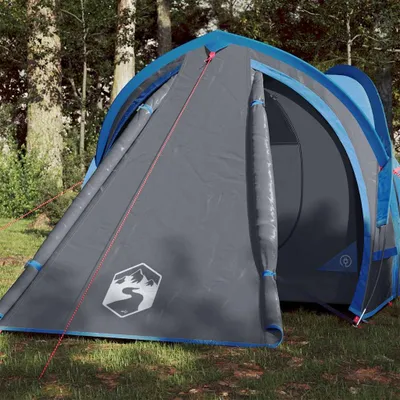 Immagine prodotto di vidaXL Tenda da campeggio a cupola 2 persone Blu Impermeabile