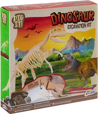 Produktbild von Dino Fossilien Set Ausgrabungsset - Archäologie Spielzeug für Kinder