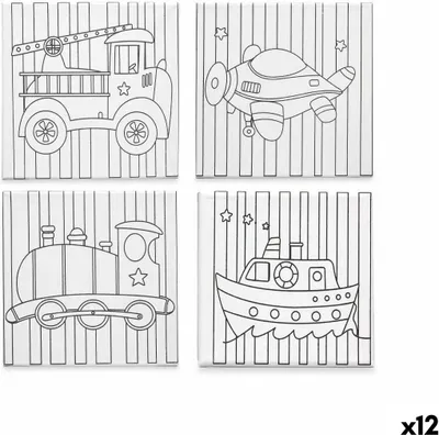 Obrázek produktu pro Plátno Pincello 29100259 Wood fabric 12 kusů