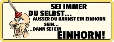 Produktbild von vianmo Holzschild 10x27 cm Sei immer Du selbst Dekoration