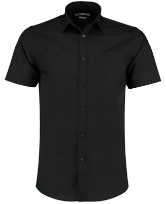 Produktbild von Kustom Kit - Hemd für Herren  kurzärmlig FK1267 (16 in) (Schwarz)