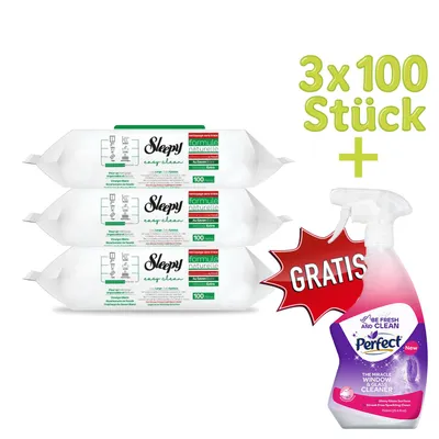 Immagine prodotto di Sleepy Oberflächenreinigungstücher White Soap 3er  + Reiniger