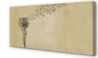 Produktbild von Leinwandbild 120x60 Wandkunst Kopfnoten