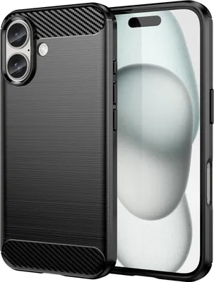 Image de Étui en silicone pour Iphone 16 Plus - Noir