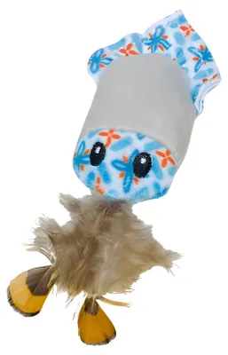 Produktbild von Nobby Katzenspielzeug Plüsch Oktopus mit Catnip blau