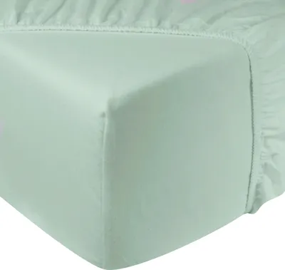 Produktbild von DoubleDry Flanell Spannbettlaken 140x200 cm - 100% Baumwolle - Spannbetttuch - 28 cm Steg - Mint