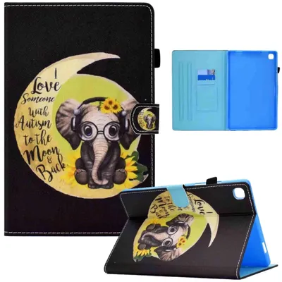 Image de Pour Samsung Galaxy Tab A8 2021 - Housse en simili cuir motif 16 pour tablette
