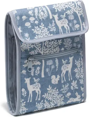 Produktbild von Rundstricknadelmappe Woodland, blau