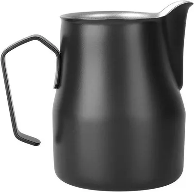 Produktbild von Milchaufschäumer Kännchen - Kaffee Pot - Latte Art - 500 ml - Schwarz
