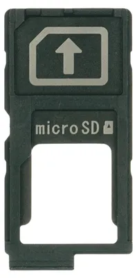 Produktbild von Sony Xperia Z3+ Sim Karten Halter Tray Fach, Schwarz