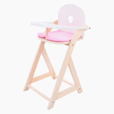 Obrázok produktu pre Kreslo pre bábiky ružové biele