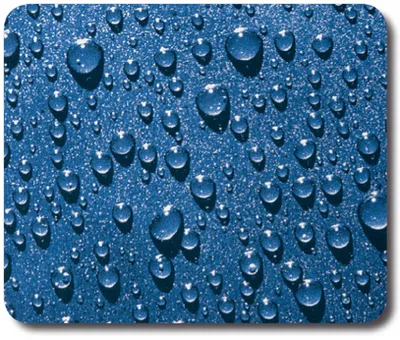 Produktbild von Allsop Canvas Mouse Pad - Blauer Regentropfen 05494
