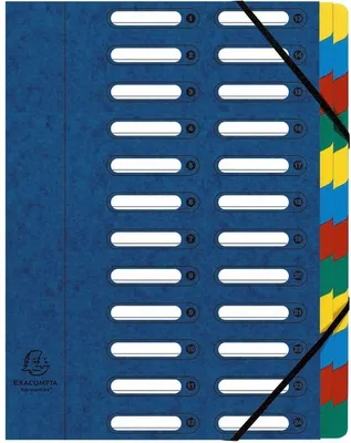 Immagine prodotto di Organizzatore A4 24 scomparti blu confezione da 4 pezzi