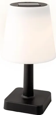 Produktbild von Solar Tischlampe kabellos 12x23cm Kunststoff Outdoor Warmweiß