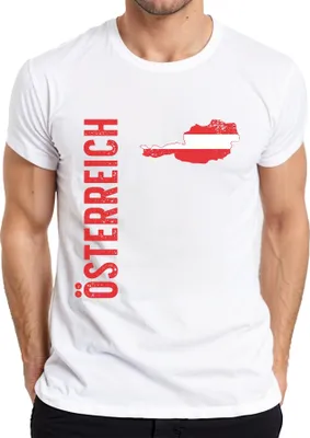 Produktbild von Österreich Fußball Fan Weltmeisterschaft Europameisterschaft EM Herren T-Shirt, Weiß, S