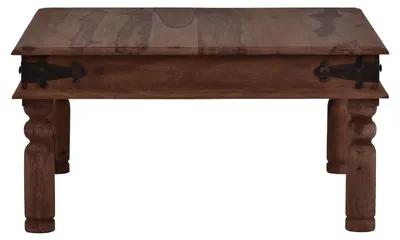 Produktbild von MiaMöbel Couchtisch Colombo 60x60 cm Landhausstil Massivholz Teak Natur