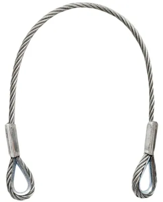 Obrázek produktu pro Sklápěcí lano, průměr 18 mm, délka 1400 mm, s úchyty pro přívěs/návěs
