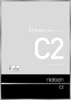 Produktbild von nielsen Aluminium Bilderrahmen C2, 59,4x84,1 cm (A1), Silber