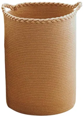 Image de Sac de lavage en coton avec poignées - 57 l - multifonctionnel - 38 x 50 cm