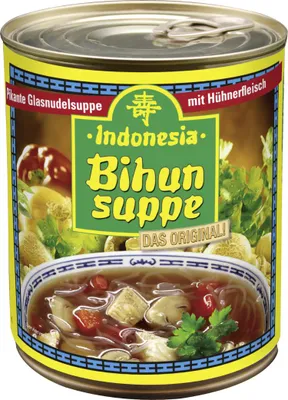 Obrázek produktu pro Dreistern Bihunsuppe Indonesia Skleněná nudlová polévka s kuřecím masem 780 ml