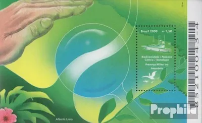 Produktbild von Briefmarken Brasilien 2000 Mi Block112 (kompl.Ausg.) postfrisch Militärpräsenz im Amazonasgebiet