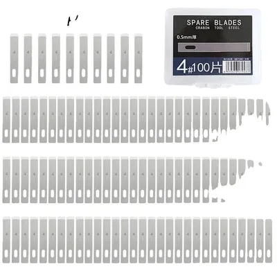 Obrázek produktu pro Rytací nože, čepele z nerezové oceli, univerzální řezací nástroj, 100 ks